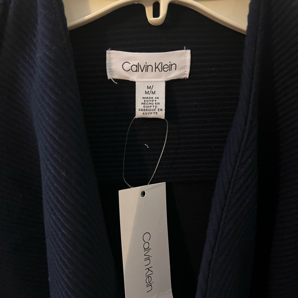Calvin Klein Women's Navy Jacket relaxed blazer Medium - Picture 2 of 6